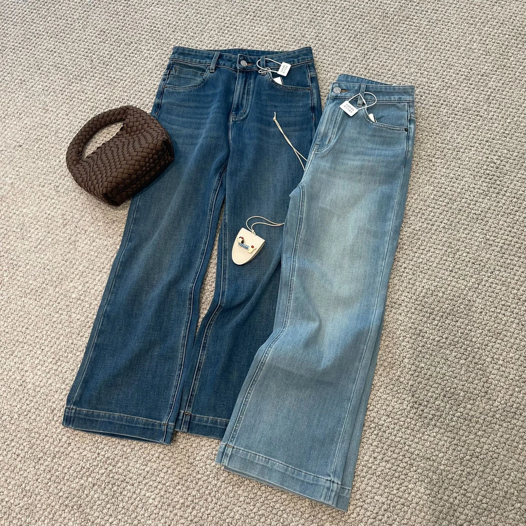 FUJIA STYLE新款时尚百搭简约气质休闲牛仔裤K1670