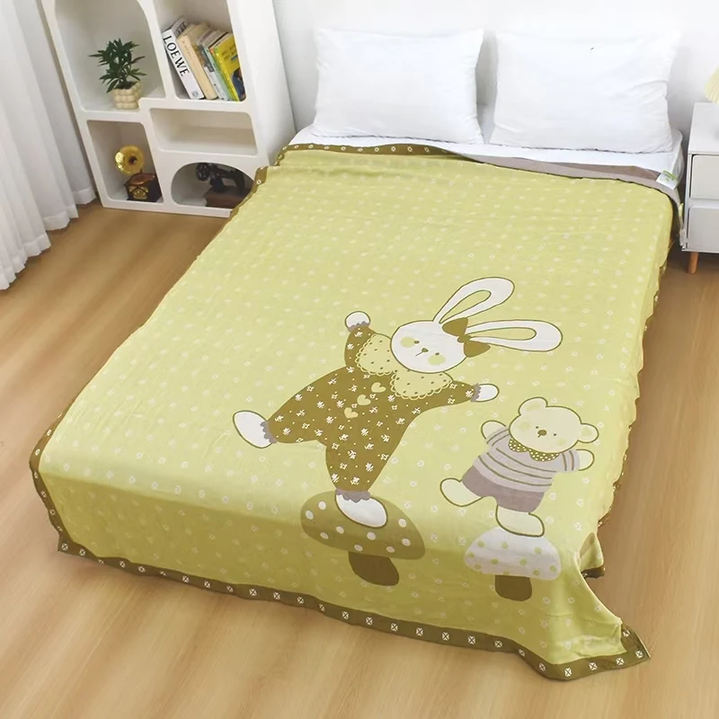 【蘑菇兔】可机洗150/200吸汗冷感毯凉感两层透气