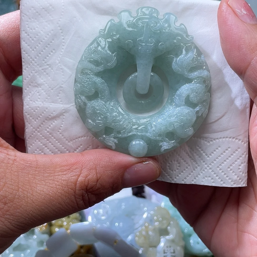 颈饰未镶嵌翡翠翡玉缘翡翠