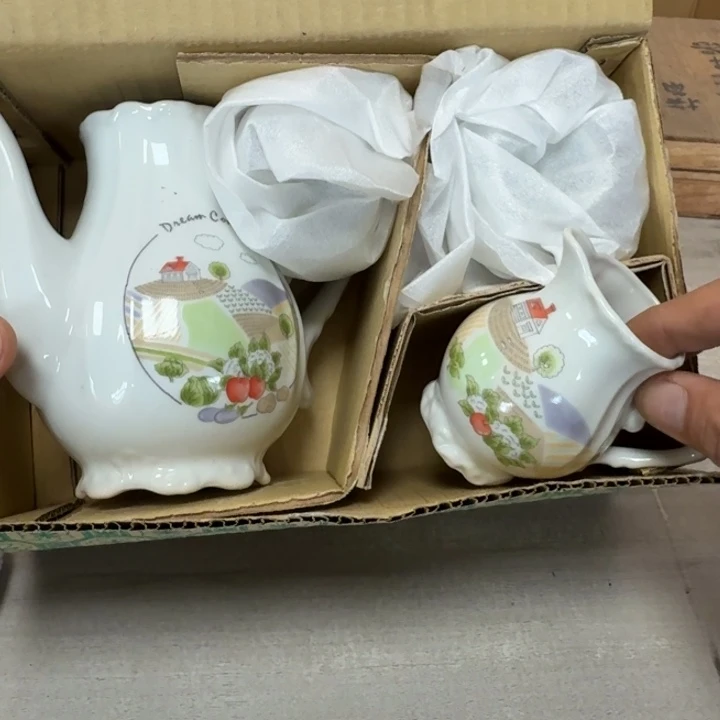 瓷片茶道具工艺品