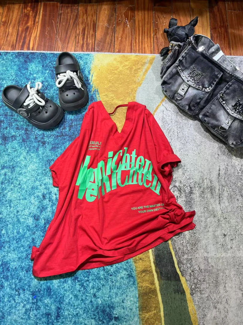 潮牌原创欧货短袖T恤26583