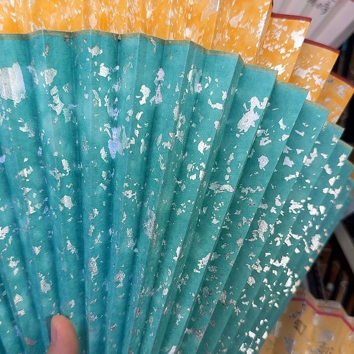 用***5扇子扇面8.5寸9.5寸虎皮轩