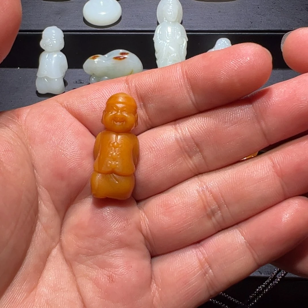 和田玉未镶嵌颈饰沧*