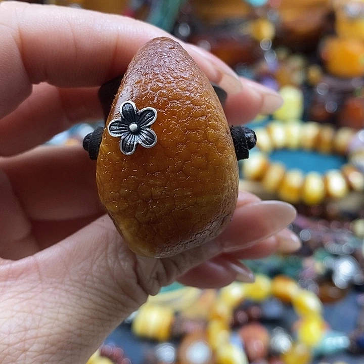 蜜蜡未镶嵌戒指戒指