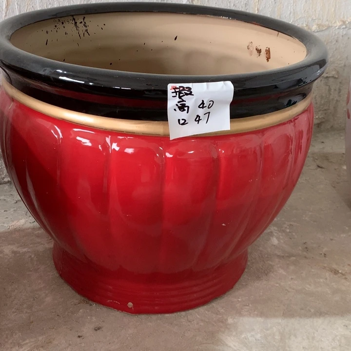 【闪购商品】红陶高温陶瓷花盆默认瑕疵