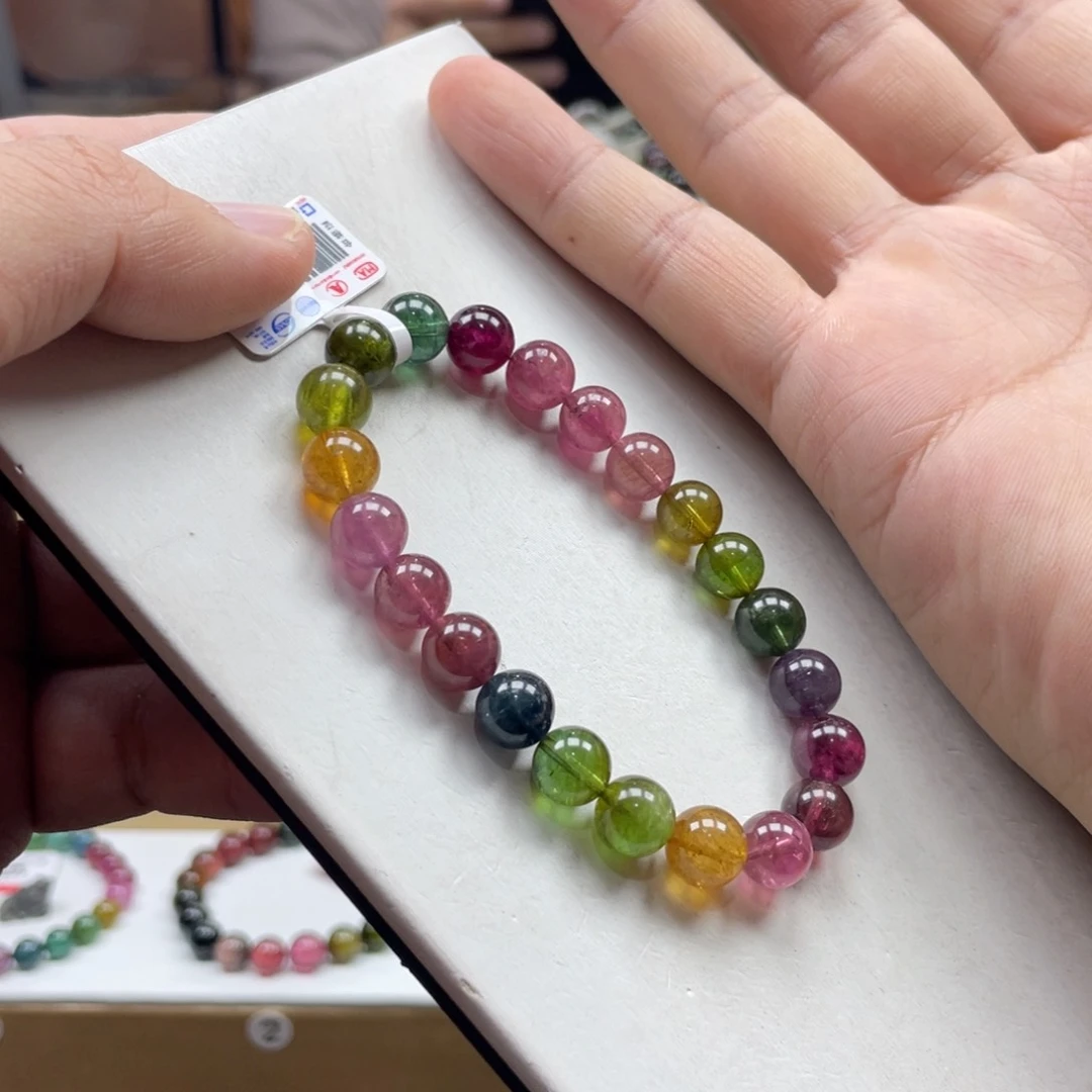 碧玺手串未镶嵌8.5mm.mmmmmmmmm