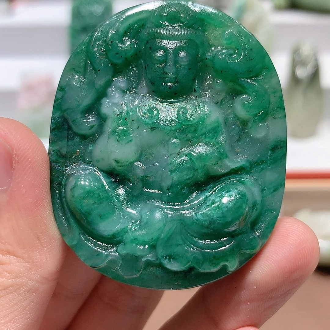 独山玉挂件未镶嵌山*经