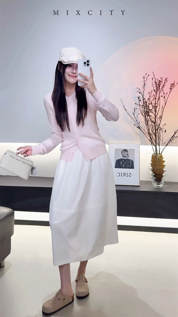 【亚楠本楠】绞花衫◆桑蚕丝醋酸精巧绞花肌理开衫针织衫7939