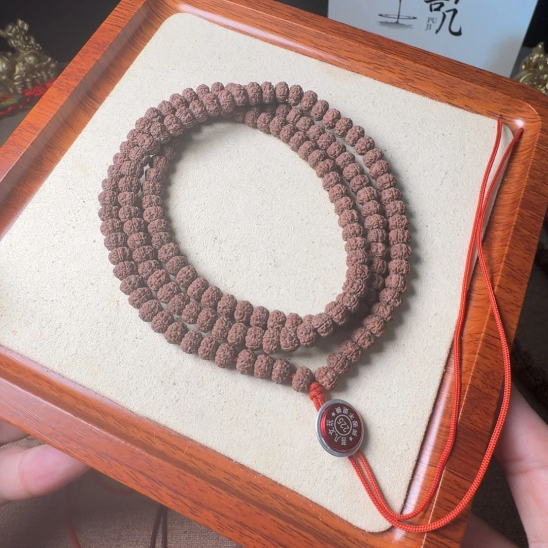 手串金刚菩提平细108 编号225