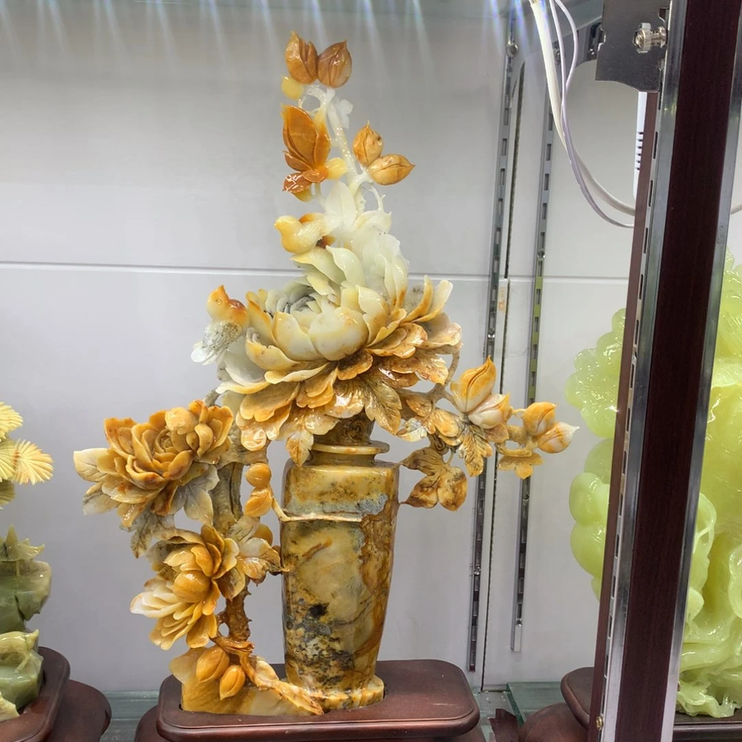 玉家居摆件手工雕刻