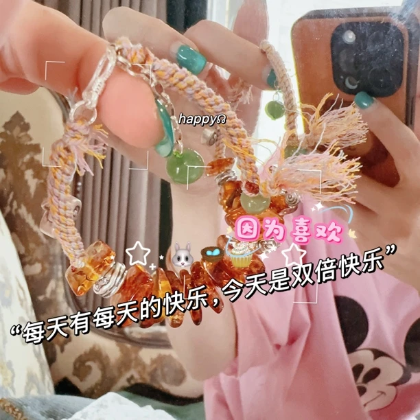 925银布艺手链 子沫原创  做旧复古清迈银手工编可调节手链百搭