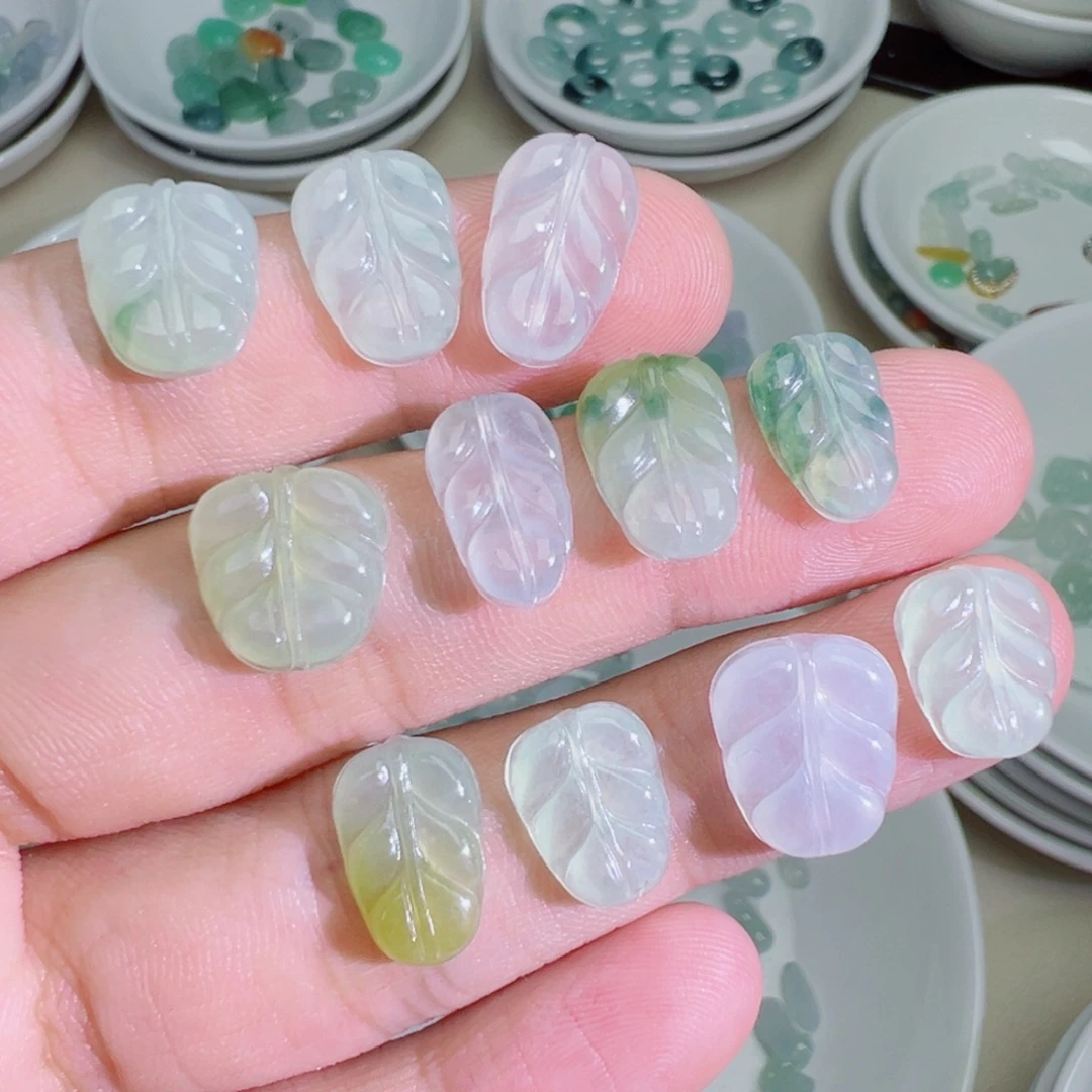 翡翠散珠六块腹肌 冰叶子一个