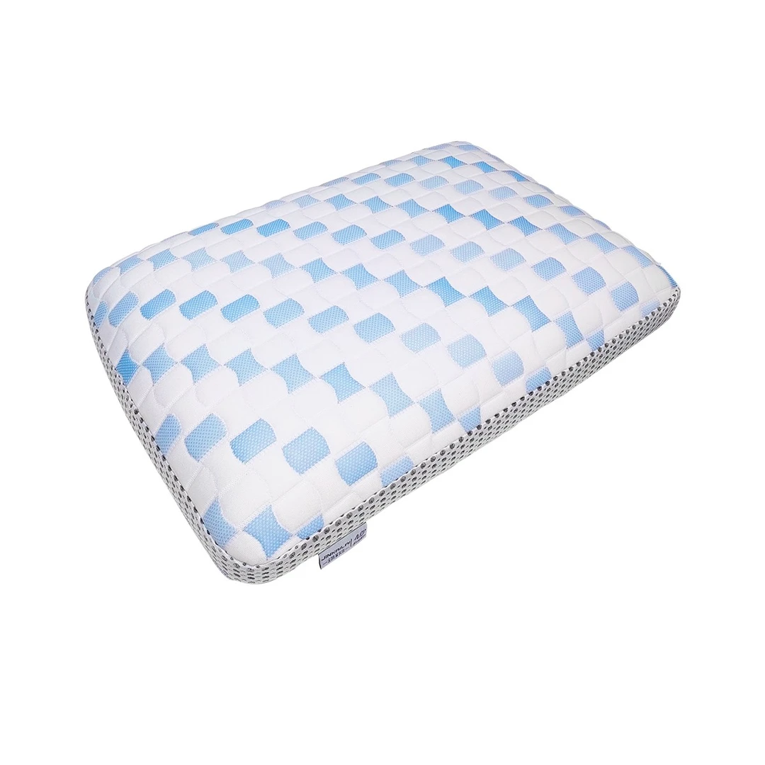 金凯莱无抗感弹簧枕透气护颈防护枕头护颈椎独立弹簧亲肤面料