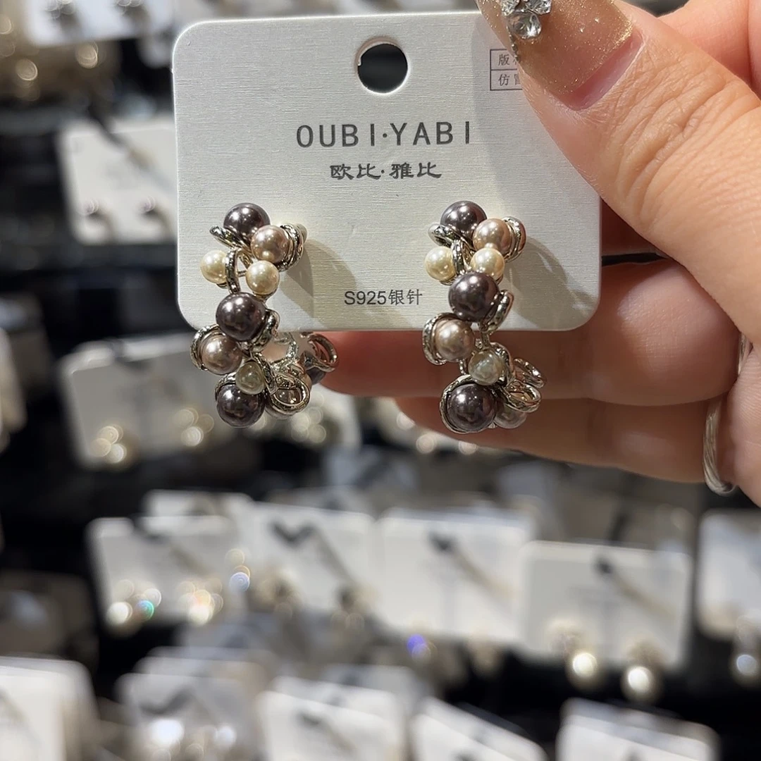 铜合金925银耳钉的