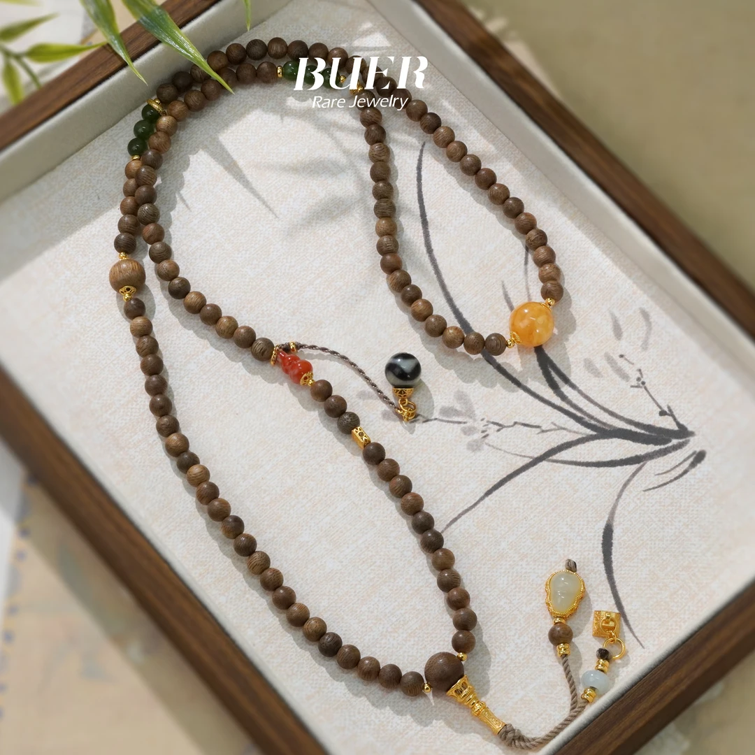 沉香【不二】沉香DIY两戴款项链