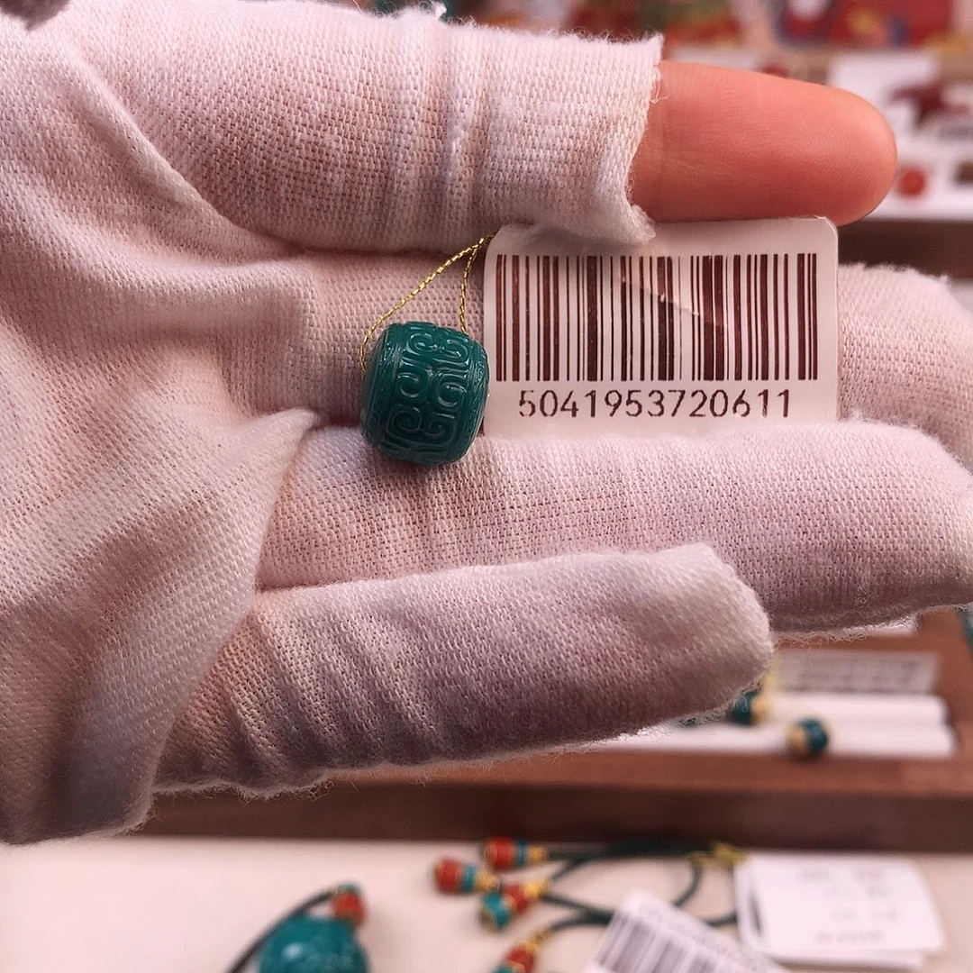 绿松石未镶嵌配饰蓥11.2*9.8