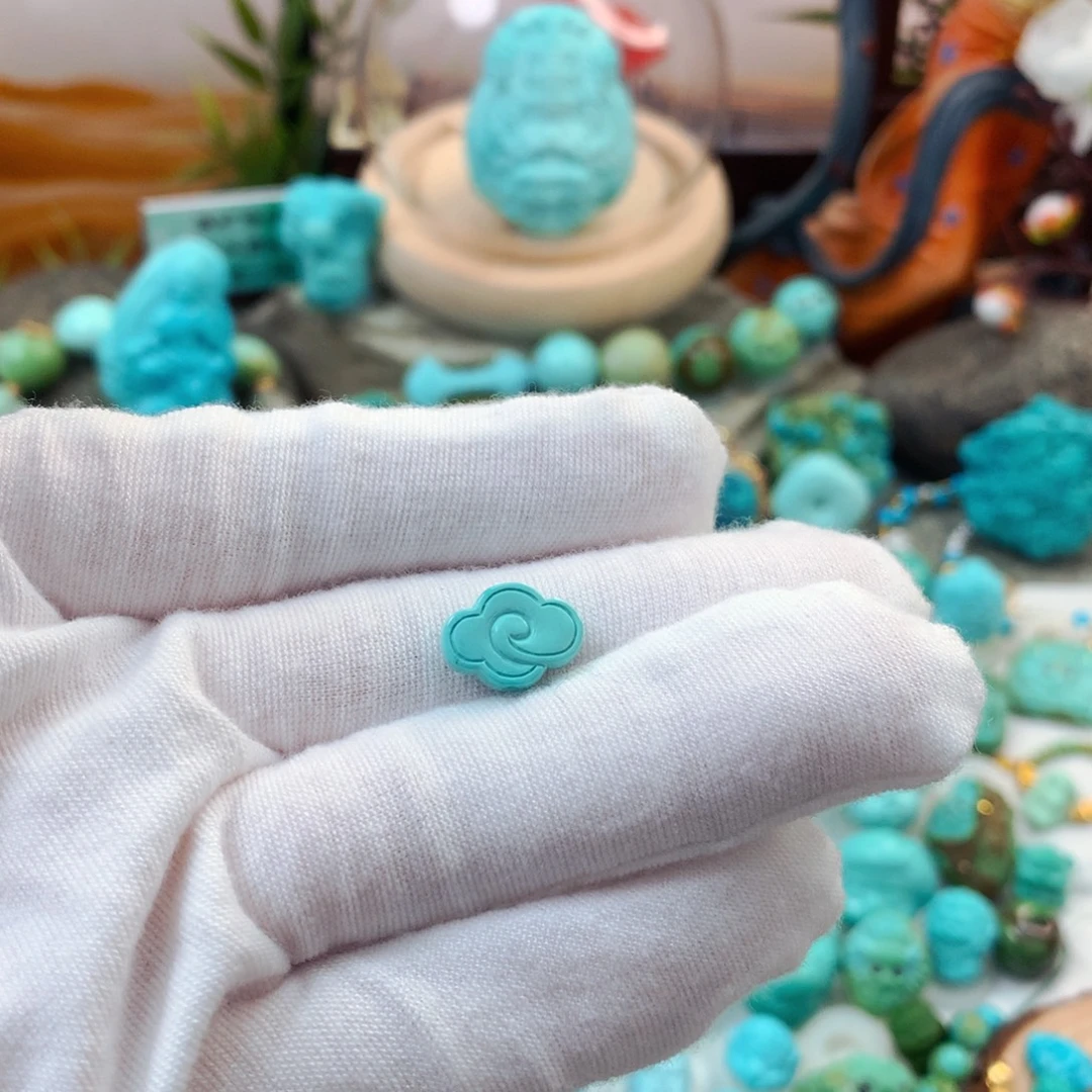 绿松石未镶嵌珠宝半成品