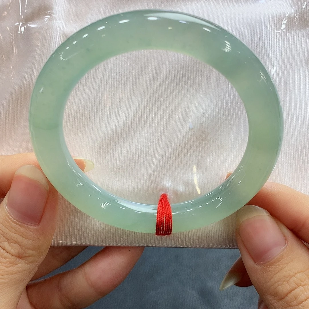 翡翠未镶嵌手镯翡翠手镯53.7