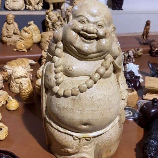 柴***基竹手工摆件手把福利