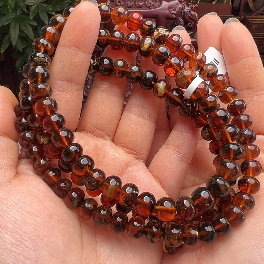 琥珀未镶嵌裸石抚顺琥珀20493九