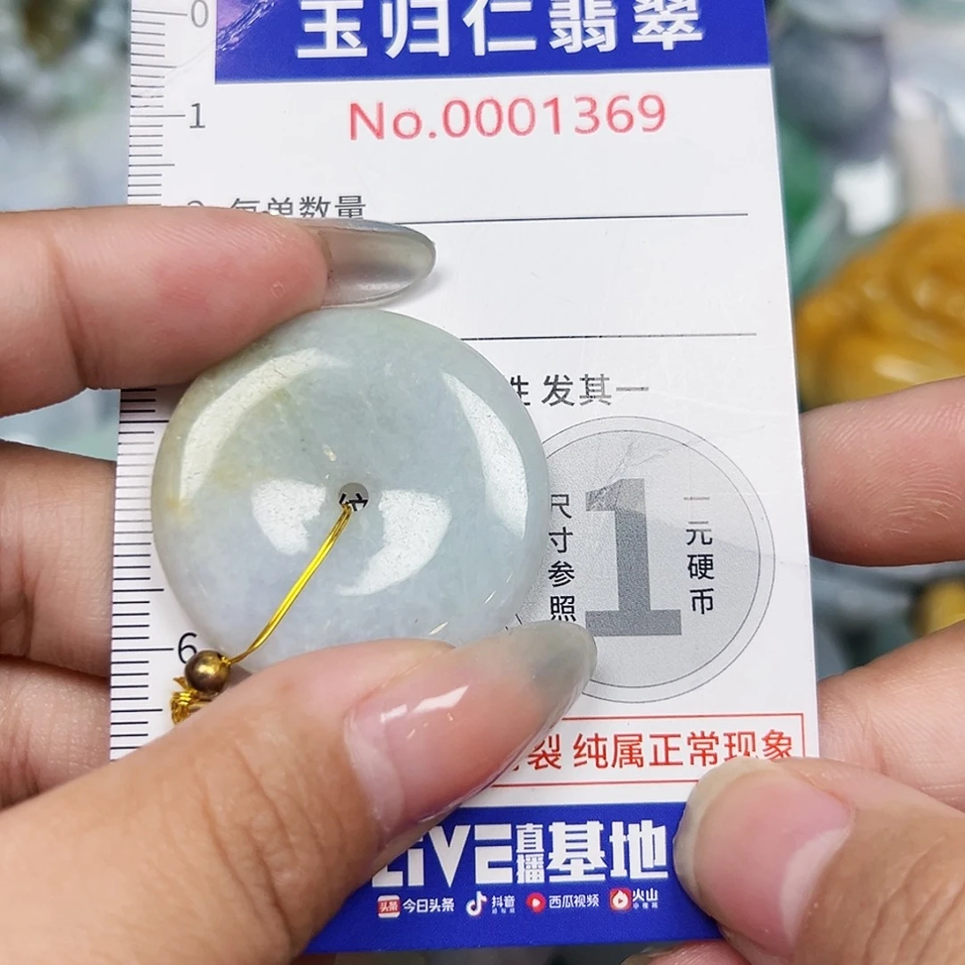 翡翠未镶嵌吊坠(不含链)111