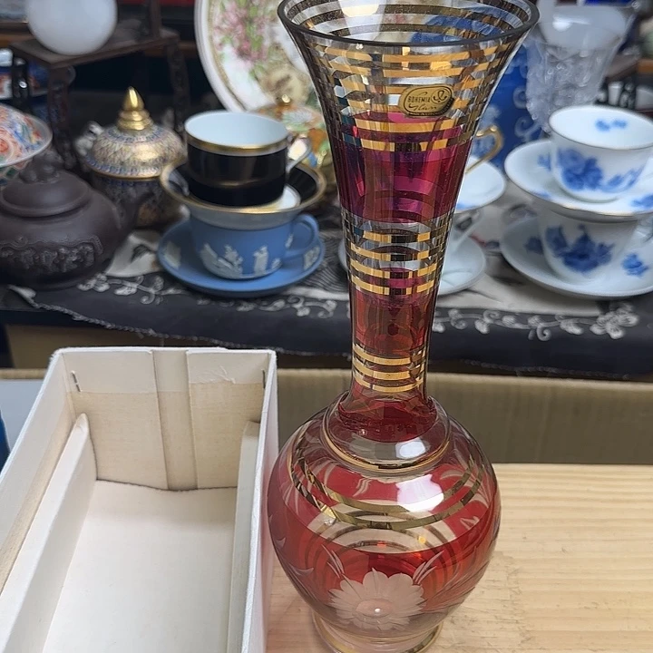瓷片波西米亚雕花水晶花器啊啊啊啊啊啊啊