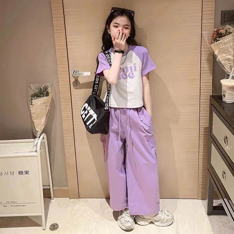 姐弟款夏季工装9分裤935