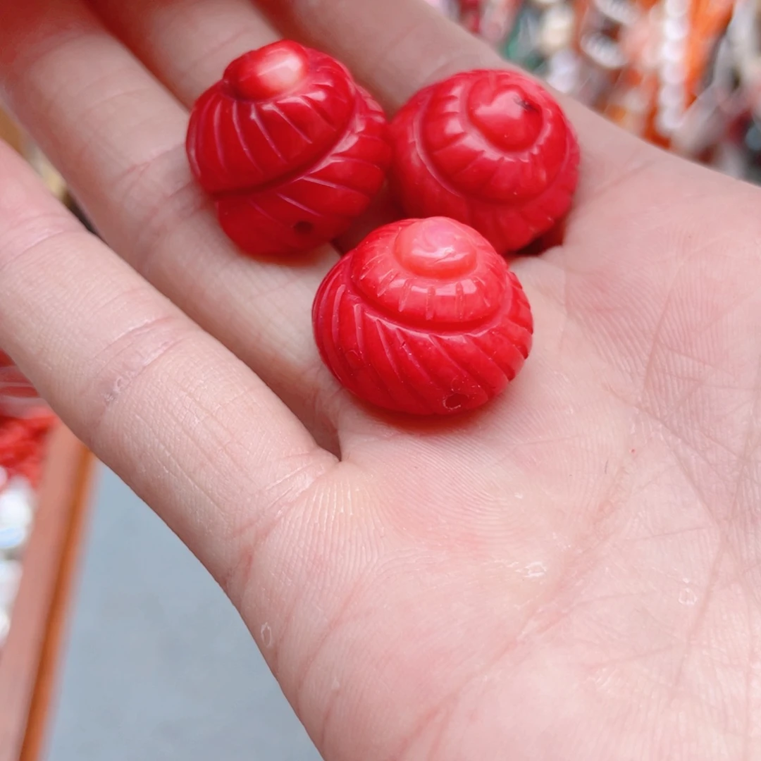 玛瑙/玉髓其他合金三姑娘雕刻螺2颗卡20左右随机发