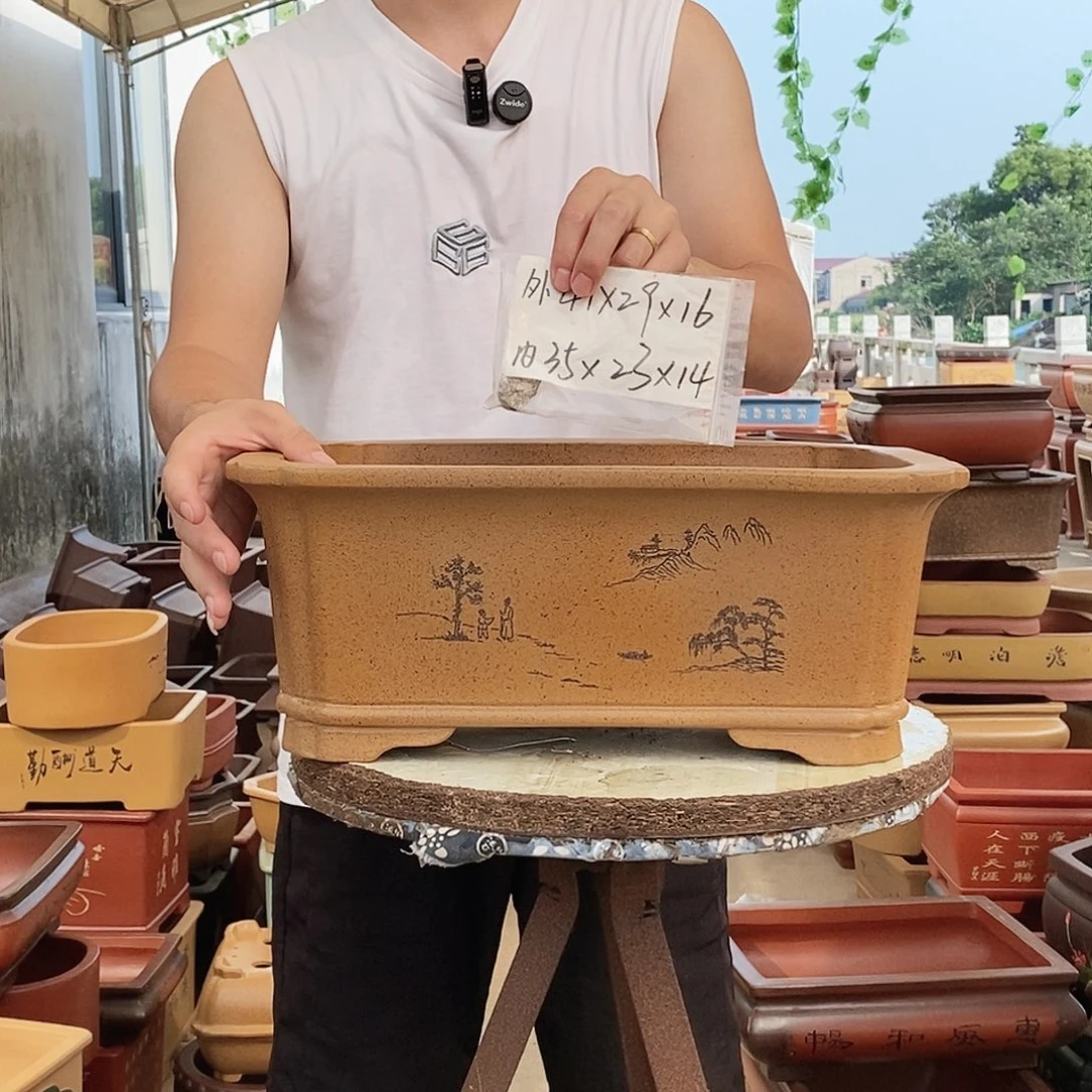 段泥花盆紫砂花盆