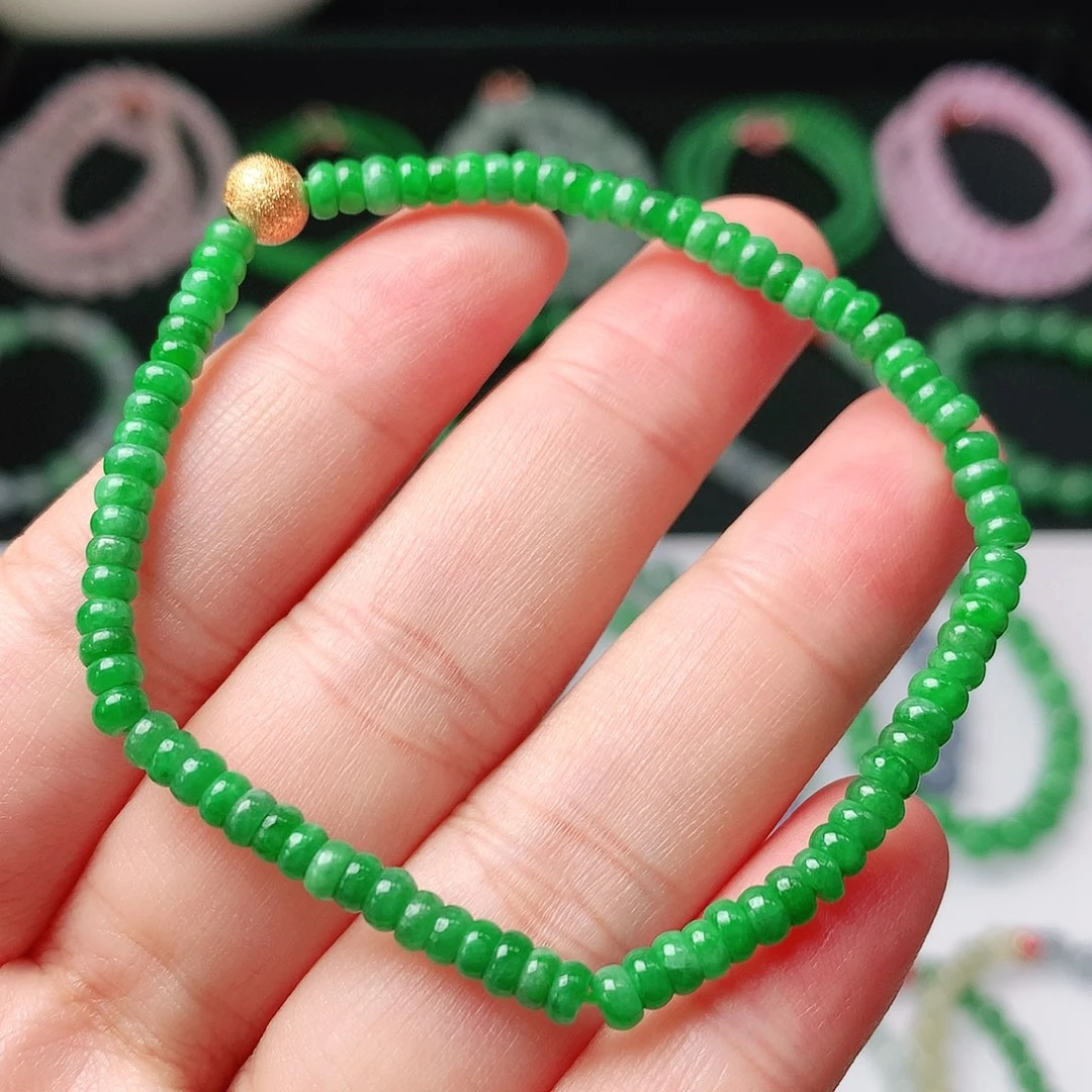 未镶嵌手链翡翠翡翠