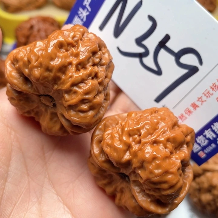 文玩核桃把件蛙蛙40尺