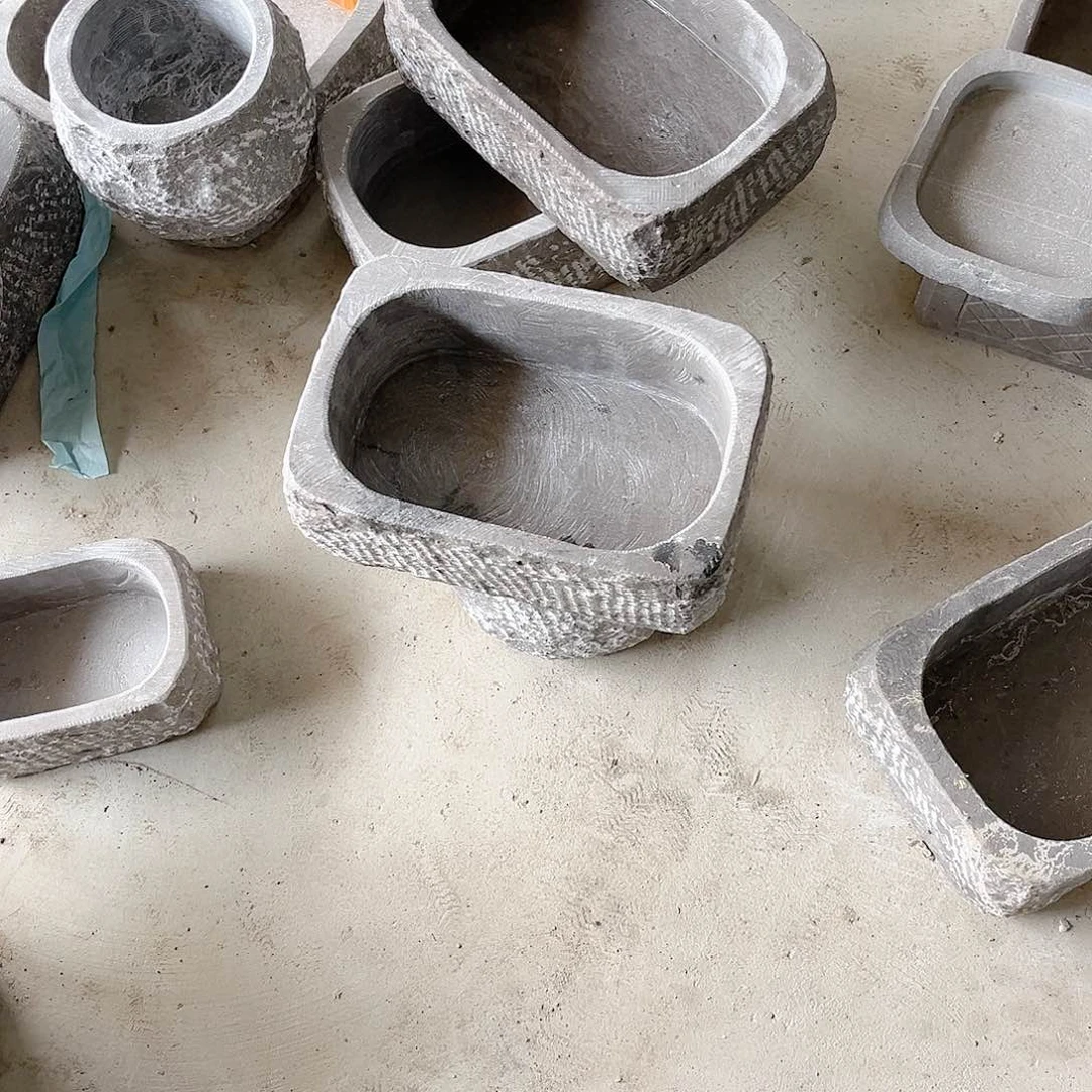 富*贵州青石 石头花盆