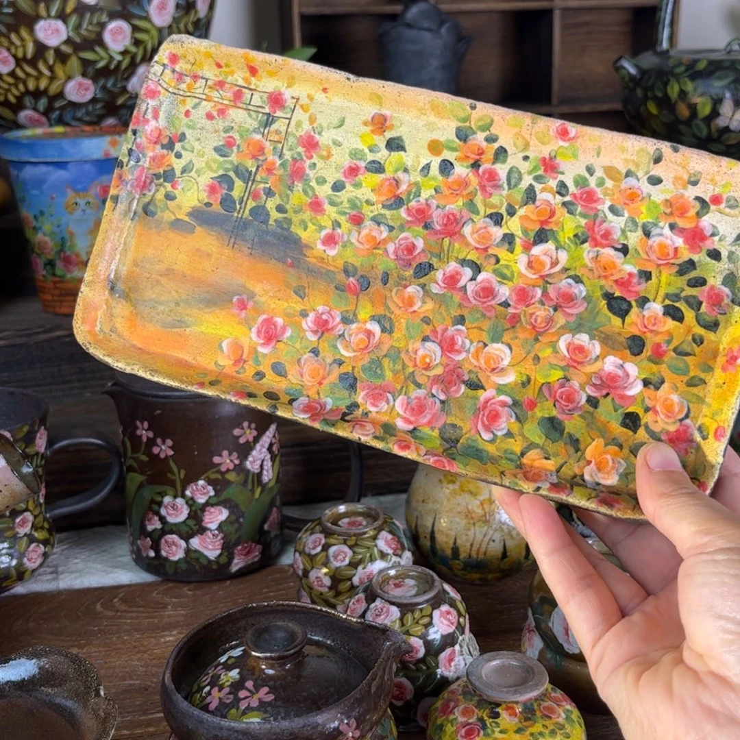 流***年釉下五彩斑斓色彩