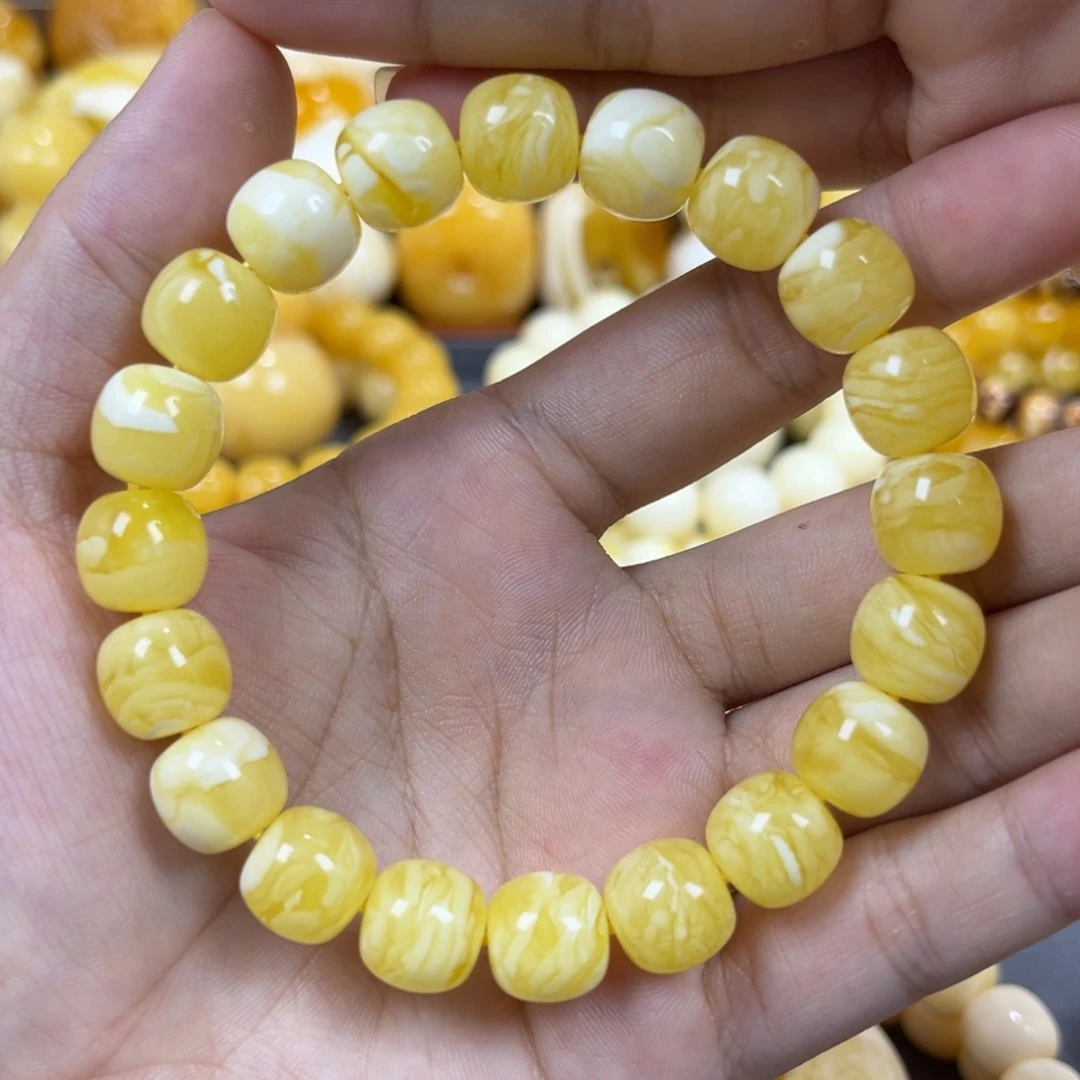 手串琥珀未镶嵌同料11mm