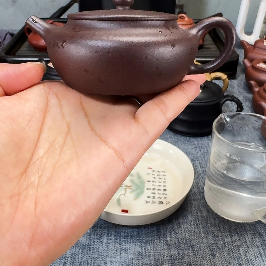 茶壶紫砂全手工紫砂壶扁辰