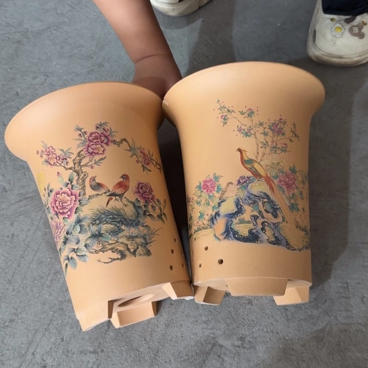 紫砂紫砂花盆破损补发高度25口径20俩只