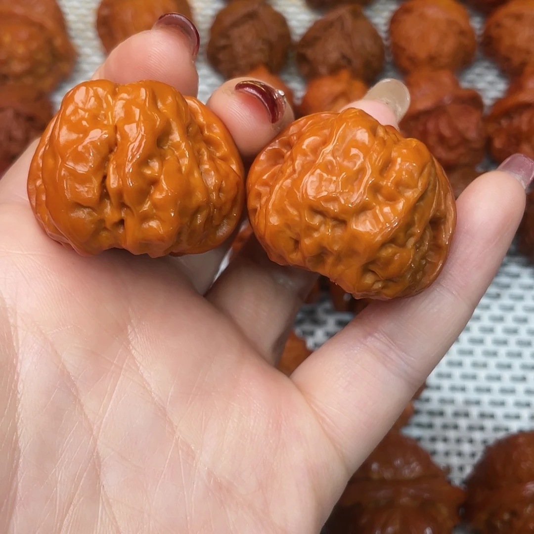 桃核吊坠文玩核桃 手把件 蛤蟆头 37