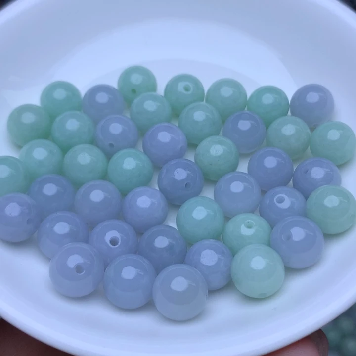 散珠翡翠卡10冰紫绿10个（手链拍两单）