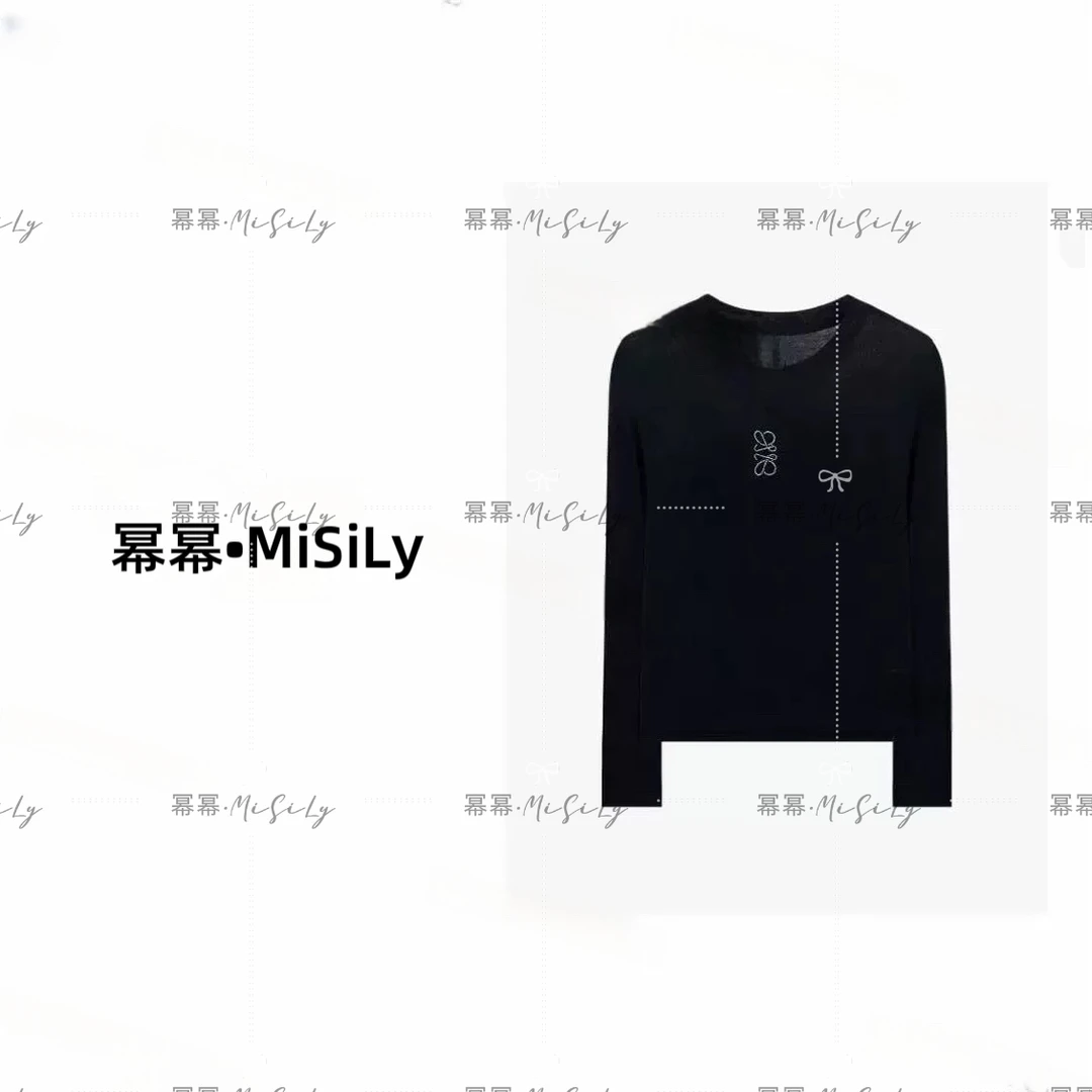 【立体花朵】冬季磨毛T设计感刺绣印花内搭长袖T恤女显瘦打底上衣