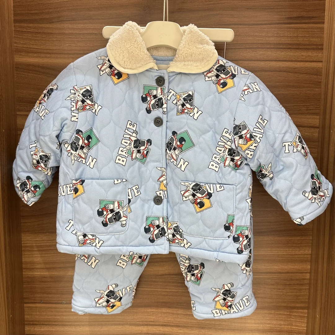 【辣妈专属】男童休闲冬款加厚加绒保暖棉袄 25868