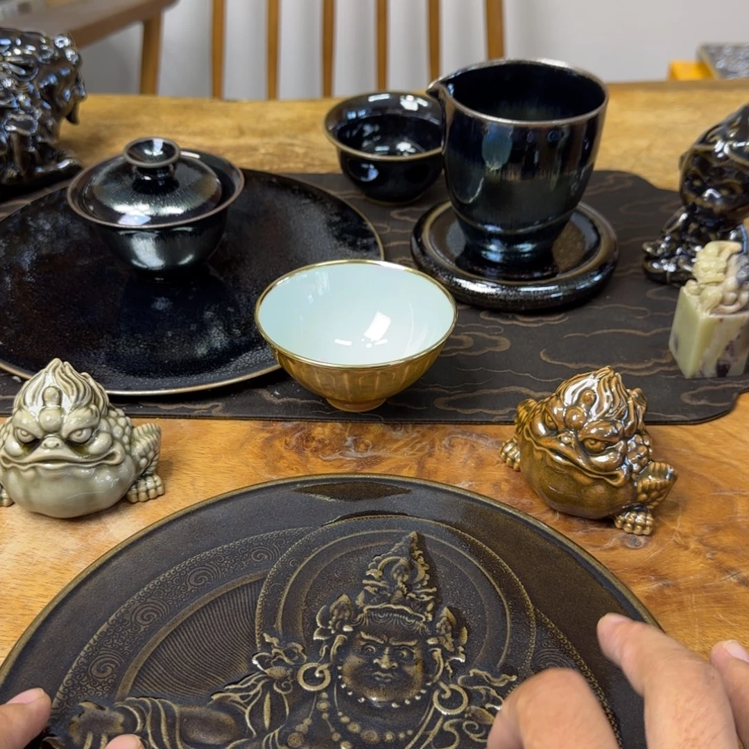 a***d茶盏白丁瓷坊作品