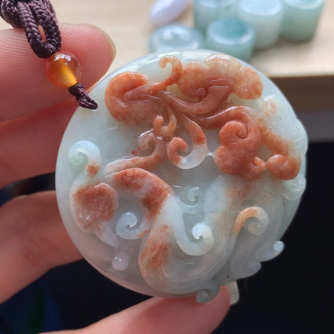 颈饰未镶嵌翡翠吊坠