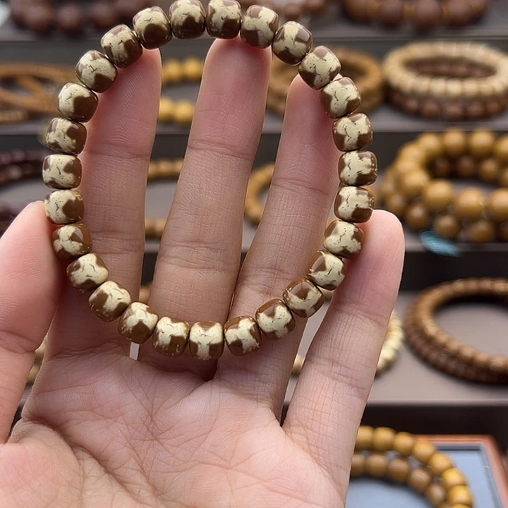 紫金鼠手串08实心花鼠老型