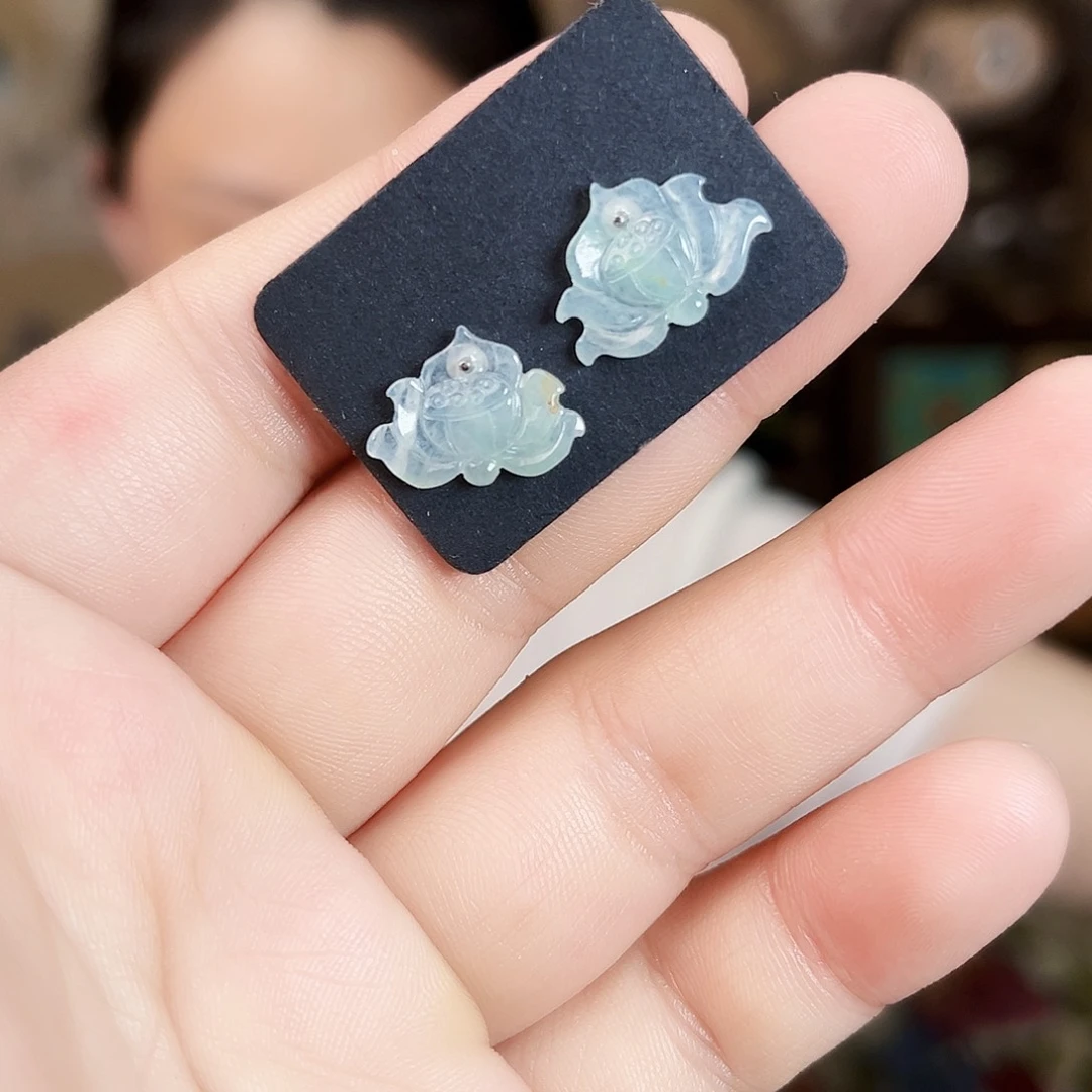 翡翠银S925镶嵌颈饰耳饰