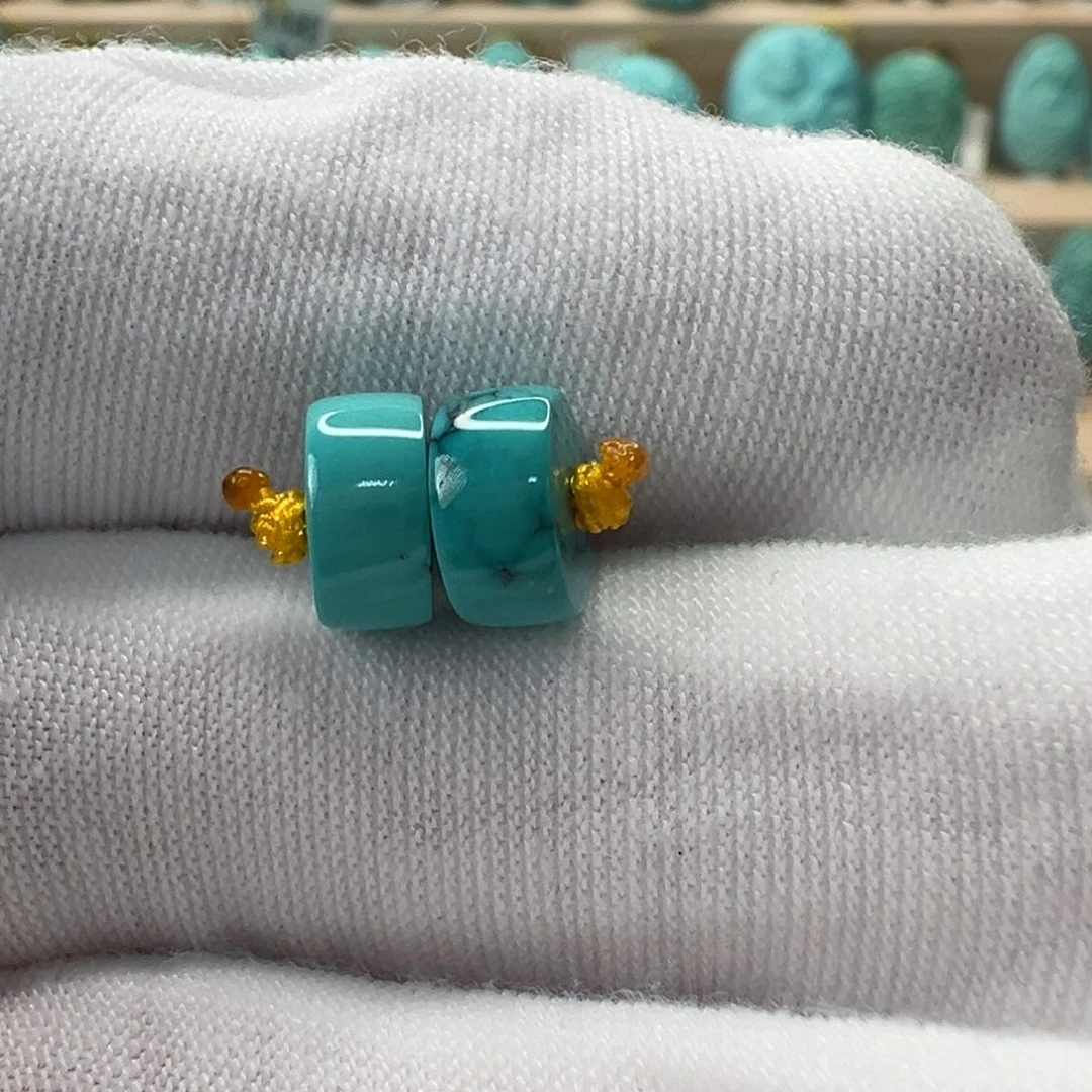 未镶嵌绿松石直切珠8mm