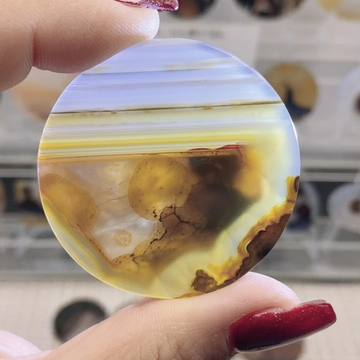 玛瑙/玉髓未镶嵌颈饰