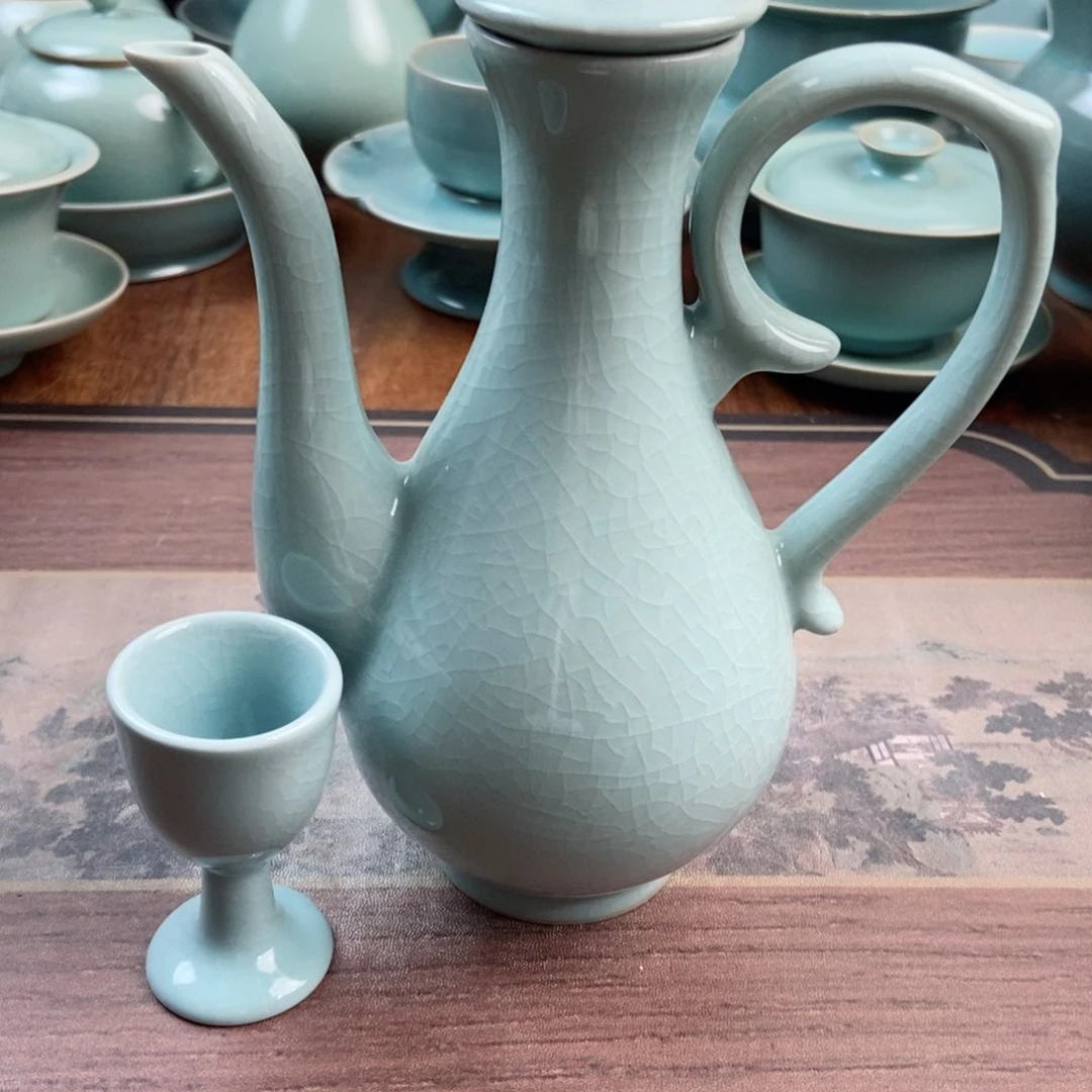 摆件陶杨聚斌一壶十杯