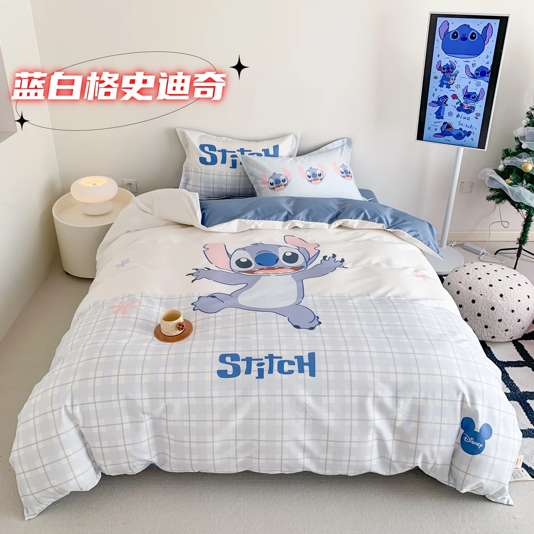 富士商店【套件百支】卡通全棉斜纹百百棉套件学生三件套家用四件套