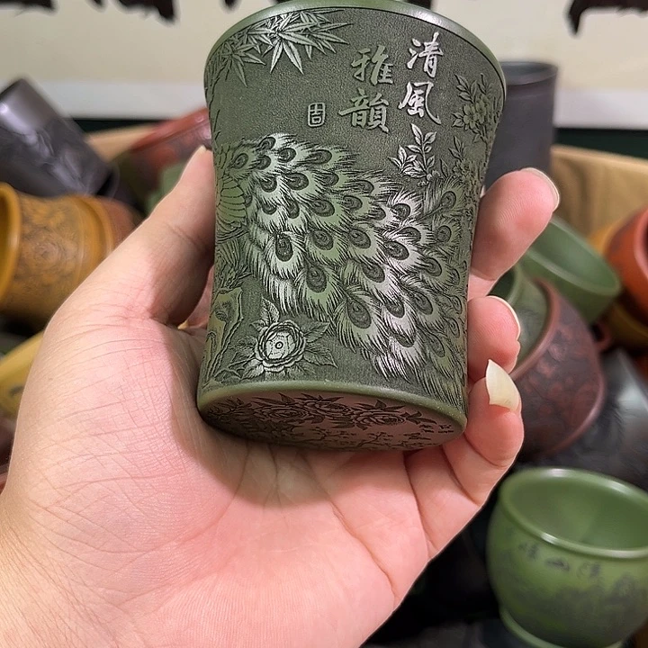 茶杯紫砂全手工紫砂主人杯