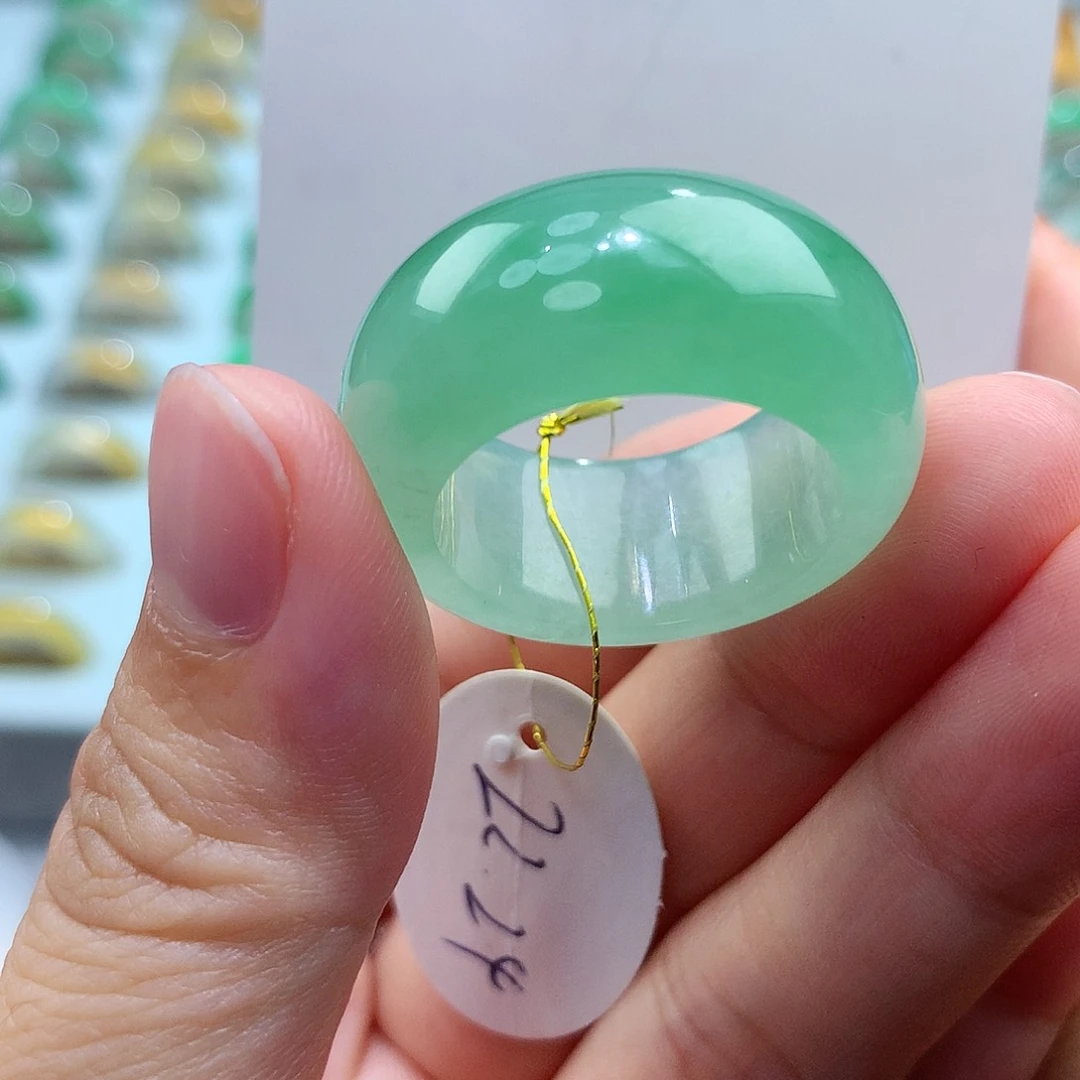 翡翠戒指未镶嵌222324圈